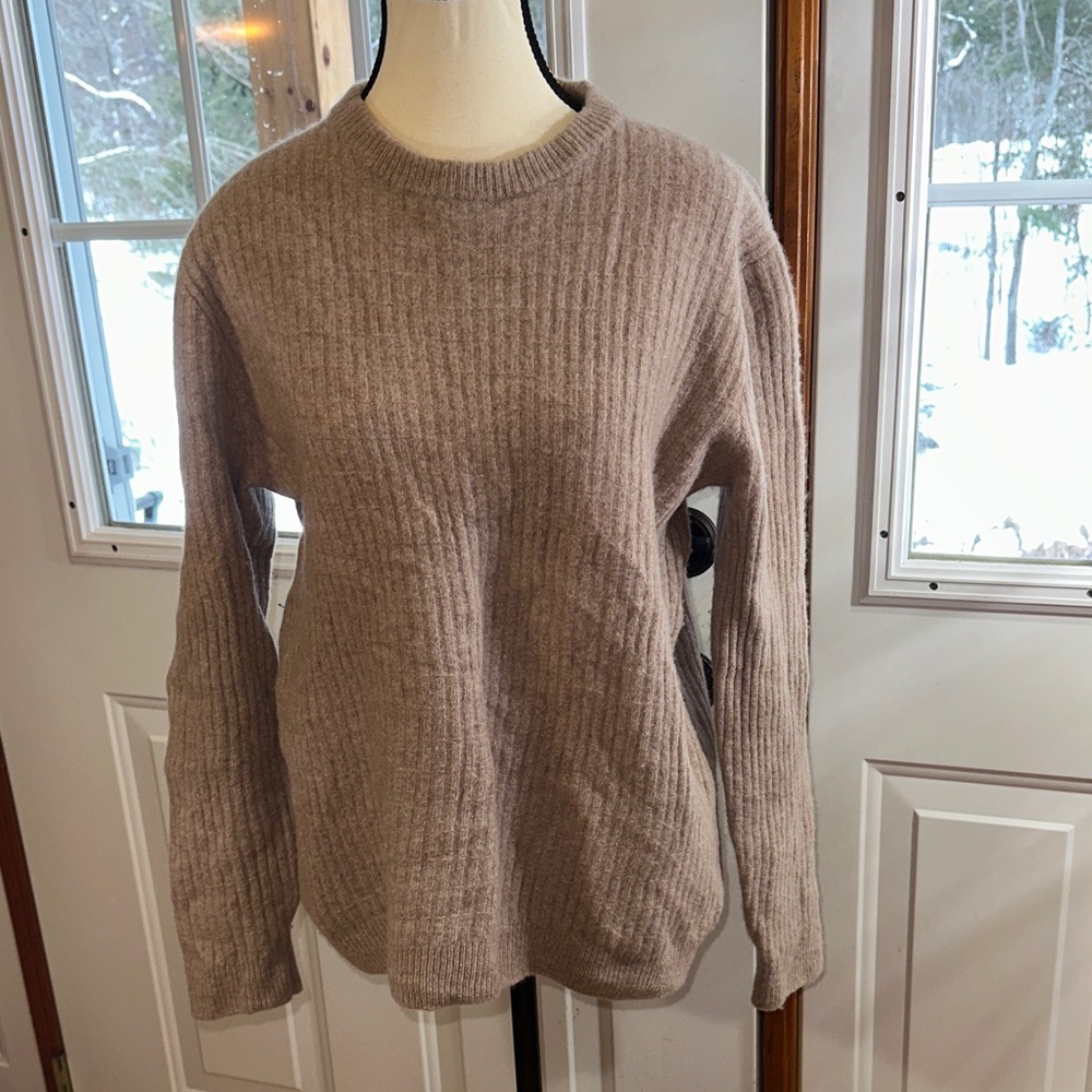 Jason Wu Ribbed Knit Wool and Cashmere Sweater